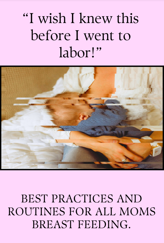 “I wish I knew this before I went to labor!”